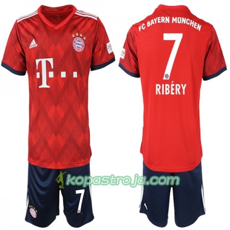 Billiga Fotbollströjor FC Bayern München Ribery 7 Barn Hemma tröja 2018/19 Kortärmad